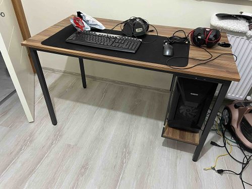 Arpelia Bilgisayar Masası Sağ Sol Yönlü PC Kasa Raflı(LAVA ATLANTİK ÇAM) photo review