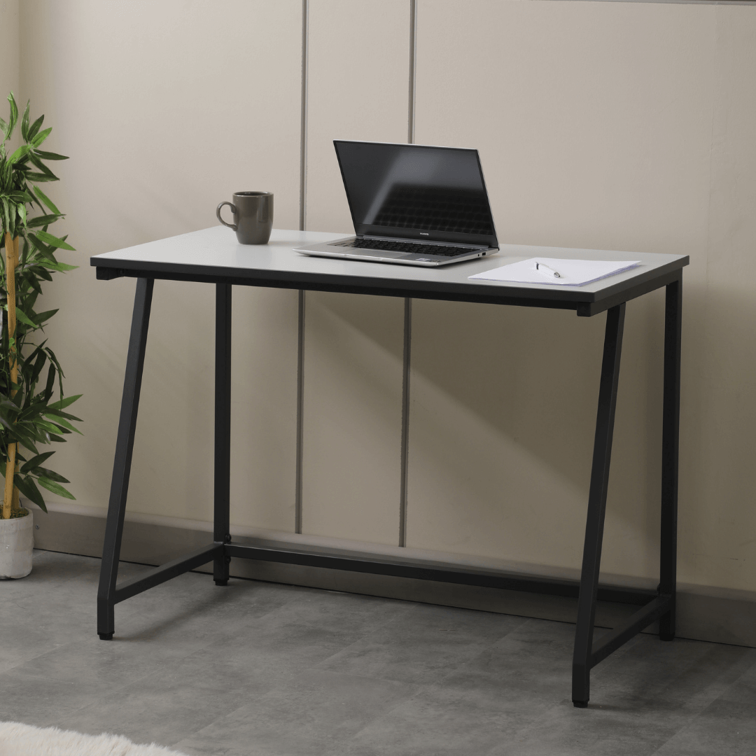 Arpelia Çalışma Masası 100X50 CM (LAVA-GRİ,KNR BANLARI ANTRASİT)